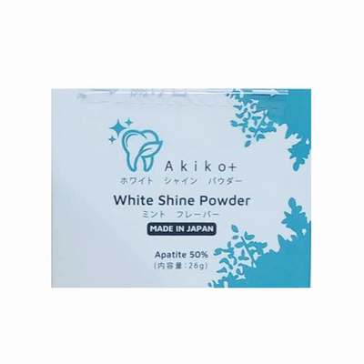 Bột làm trắng răng Nhật Bản Akiko White Shine 26g