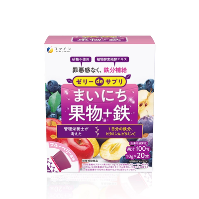 (Hàng nhập khẩu) Thạch bổ sung sắt & vitamin cho nữ Everyday Fruit Jelly Ironc