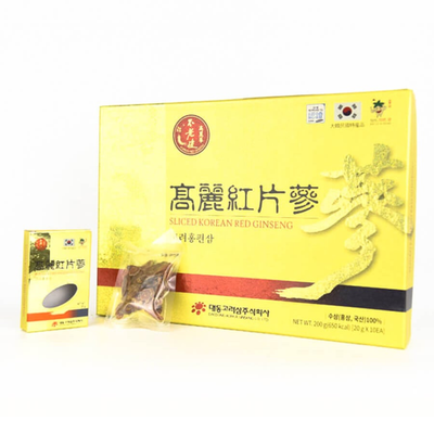 Hồng sâm khô thái lát Daedong Sliced Korean của Hàn