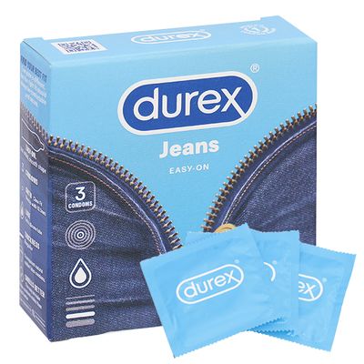 Bao Cao Su Durex Jeans - Hộp 3 Cái