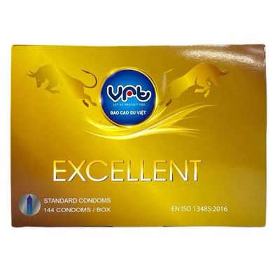 Bao Cao Su Khách Sạn VRT Excellent Hộp 144 Chiếc Chính Hãng Giá Siêu Rẻ