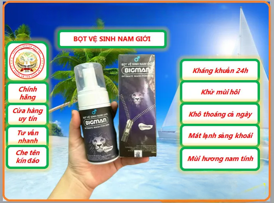 Dung dịch vệ sinh nam Bigmen 100ml