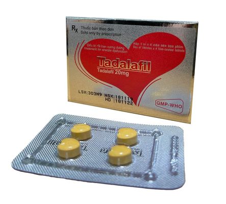 Viên uống tăng cường sinh lý nam Tadafil 20mg (DP 150) hộp 1 vỉ x 4 viên chính hãng