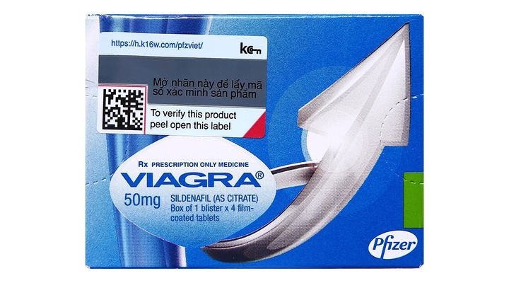 Viên uống tăng cường sinh lý nam Vira 50mg hộp 1 vỉ x 4 viên chính hãng
