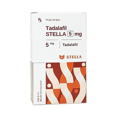 Viên uống tăng cường sinh lý nam Tadafil STELLA 5mg hộp 3 vỉ x 10 viên chính hãng