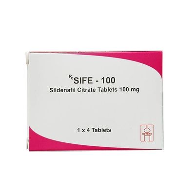 Viên uống tăng cường sinh lý nam SIFE - 100 Hetero hộp 1 vỉ x 4 viên chính hãng