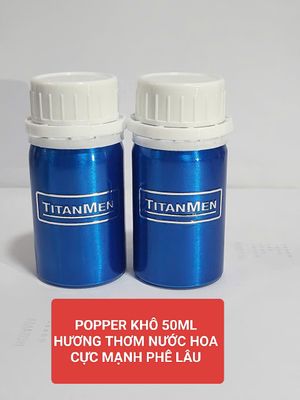Popper khô 50ml, Hương Thơm Quyến Rũ, Cực Mạnh, Phê Lâu, Che Tên SP 