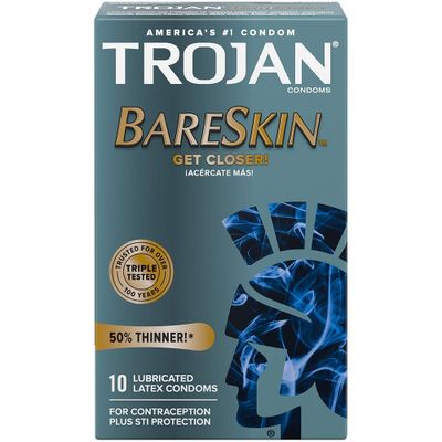 Bao Cao Su Siêu Mỏng Trojan Sensitivity BareSkin ( Hộp 10 cái )