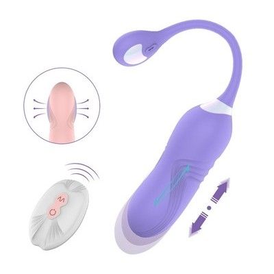 Trứng rung cực mạnh điều khiển từ xa dài 230mm chống nước 393432