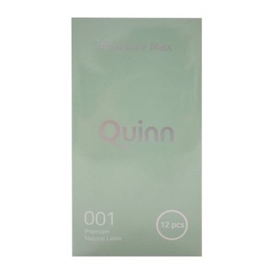 Bao cao su Quinn Pleasure Max - Gân và Điểm Nổi Chính Hãng (Hộp 12 Cái) 