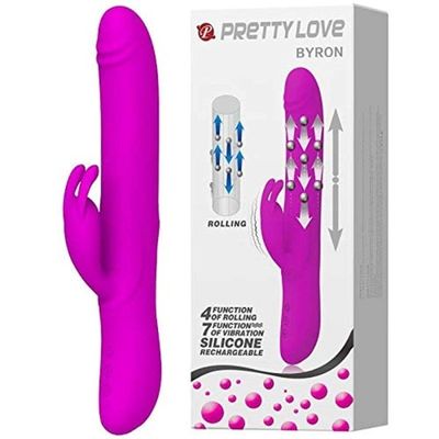 Dương vật giả Pretty Love Byron rung cuộn bi cực đã
