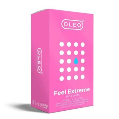 Bao Cao Su Oleo 0.02 Feel Extreme 2000 Gai Toàn Thân, Nhiều Gel – Hộp 10 Cái