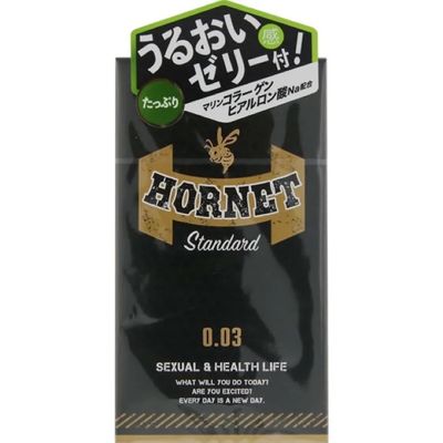Bao Cao Su Jex Hornet Standard Siêu Mỏng Không Túi Khí 0.03mm (Hộp 8 Cái) 