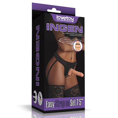 Đai Đeo Dương Vật Chính Hãng Lovetoy Ingen Set 7.5