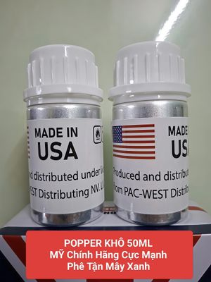 Popper khô 50ml, Hàng Mỹ, Chính Hãng, Cực Mạnh, Phê xuyên não, Che Tên SP 