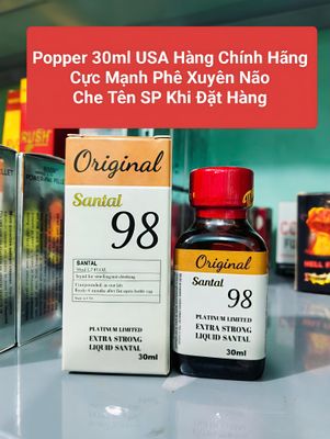 Poppers 30ml Hàng USA Chính Hãng, Phê Tận Mây Xanh 