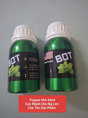 Popper khô 60ml Cực Mạnh Cho Bot, Phê Xuyên Não, Che Tên SP 