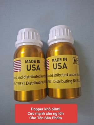 Popper khô 60ml hàng mỹ chính hãng, cực mạnh, gây ảo giác, che tên sp 