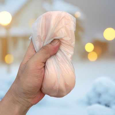 Đồ Chơi Nén Bóp Xả Stress Silicone Hồng Mềm Mại Cho Bé Trai - Kích Thước 16x6cm, Kèm 5 Gói Geo, Không Mùi, Thoải Mái Sử Dụng