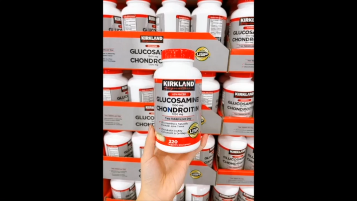 Viên Uống Bổ Xương Khớp Kirkland Glucosamine Chondroitin 1500mg - Hỗ Trợ Khớp Khỏe Mạnh 280 Viên Mỹ
