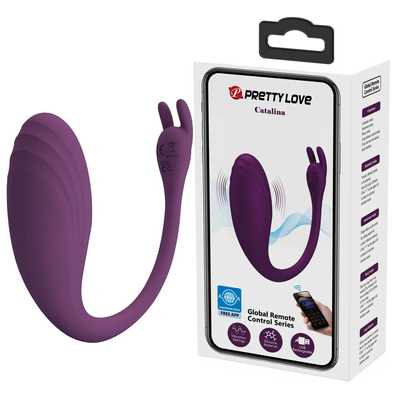 Trứng Rung Pretty Love Catalina Điều Khiển Từ Xa Với 12 Chế Độ Rung