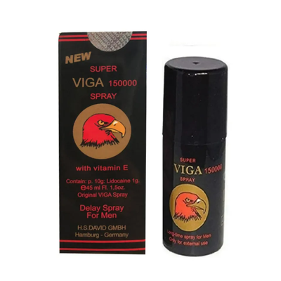 Chai xịt kéo dài thời gian cao cấp Super Viga Black 150000 | Chai 45ml