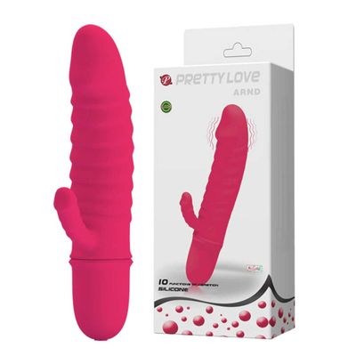 Que rung mini 10 chế độ dạng dương vật có nhánh  - Pretty Love Arnd