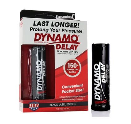 Dynamo Black - Chai xịt kéo dài thời gian phiên bản giới hạn