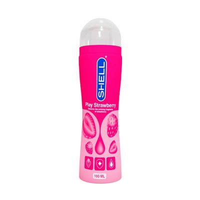 Gel bôi trơn hương dâu Shell Play Strawberry - Chai 100ml