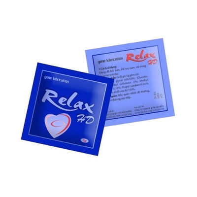 Gell Bôi Trơn Relax Mát Lạnh Tiệt Trùng Gốc Nước - Hộp 30 Gói 