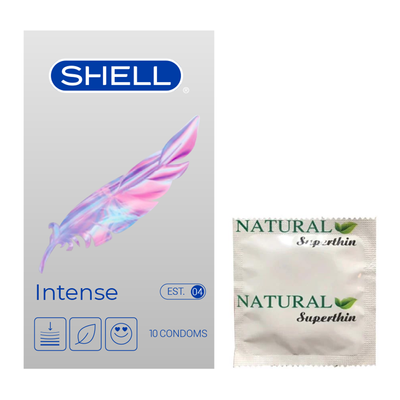 Bao Cao Su Shell Intense - Siêu Mỏng 0.04mm 