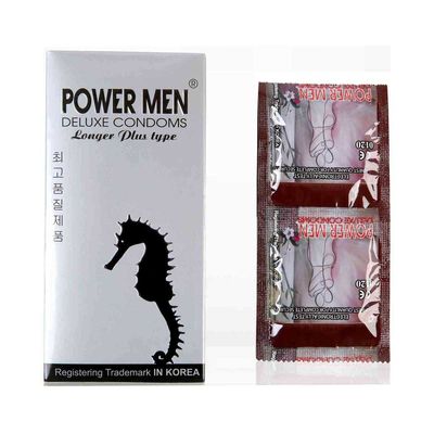 Bao Cao Su Powermen Cá Ngựa Bạc Gân Gai Kéo Dài Thời Gian 564531
