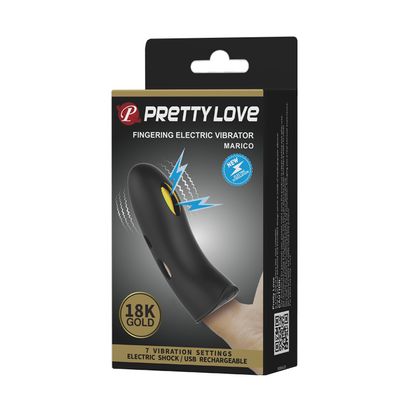 Bao Cao Su Ngón Tay Pretty Love Marico 18k Gold Rung Mạnh Pin Sạc 358969