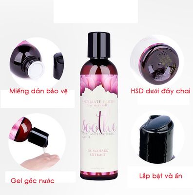 Gel Bôi Trơn Hậu Môn Soothe Anal Antibacterial Glide - Mỹ
