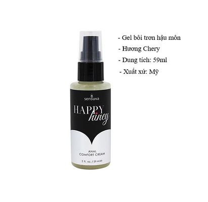 Kem Bôi Trơn Hậu Môn Sensuva Happy Hiney - Mỹ