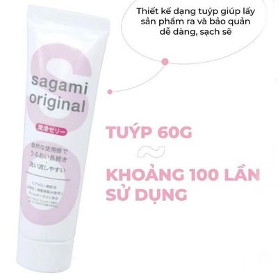 Gel bôi trơn Sagami Original cho cảm xúc thăng hoa