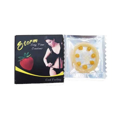Bao Cao Su Storm 7 Bi Lớn Hương Dâu - Lốc 10 Chiếc