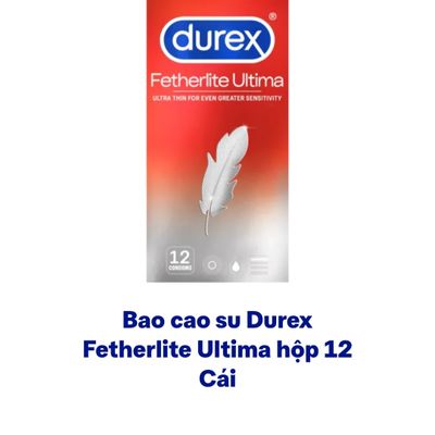 Bao cao su durex, hộp 12 cái, chính hãng, che tên sản phẩm