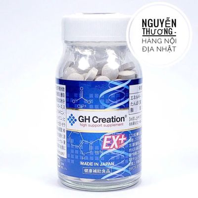 (Hàng công ty) Viên Uống Tăng Chiều Cao GH Creation EX - Nhật Bản, 270 Viên Hỗ Trợ Phát Triển Chiều Cao Tự Nhiên và Sức Khỏe Xương
