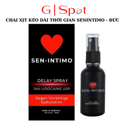 (Hàng công ty) Chai Xịt Kéo Dài Thời Gian Sen – Intimo - 15ml - Chính Hãng Đức
