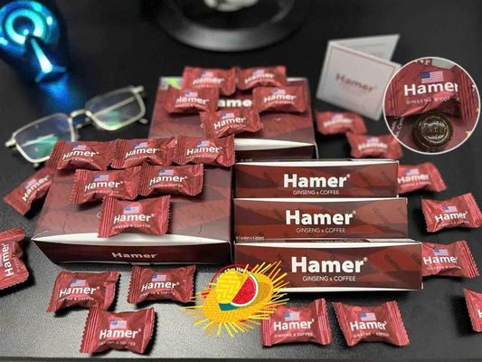 Kẹo sâm cà phê Hamer Ginseng 8 viên tiện dùng