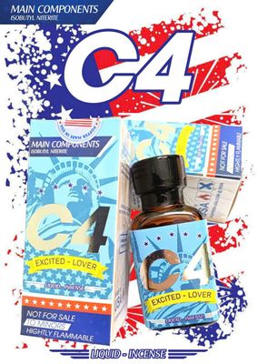 (Chính hãng) Chai hít Popper 30ml, USA, C4 ,Dòng Cao Cấp, cao cấp, cảm giác lâu