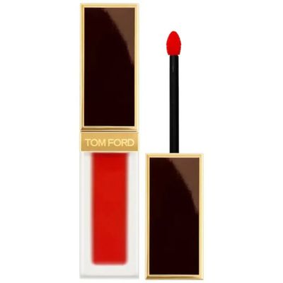 Son Kem Tom Ford Liquid Lip Luxe Màu 129 Carnal Red Đỏ Tươi - Son Đỏ Tươi Chính Hãng, Đưa Đến Nét Đẹp Quyến Rũ Cho Mọi Bữa Tiệc