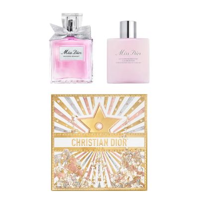 Set Nước Hoa Nữ Dior Miss Dior Blooming Bouquet Holiday 2025 - Bộ Quà Tặng Chính Hãng 2 Món (EDT 50ml + Dưỡng Thể 75ml)