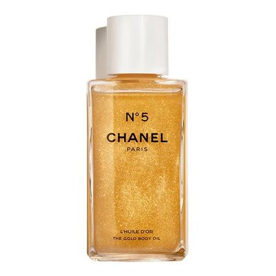 Dầu Dưỡng Thể Chanel No5 L'Huile D'Or 250ml - Dưỡng ẩm và làm mềm da, chính hãng từ Pháp, hương thơm quyến rũ, cho da nhạy cảm.