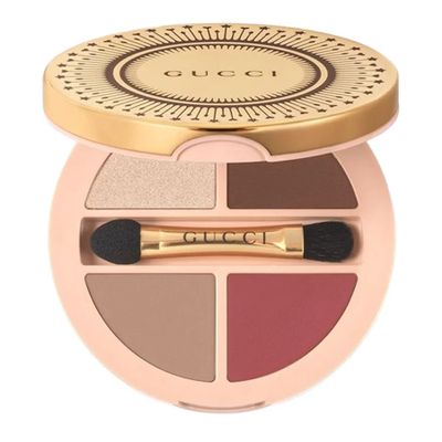 Phấn Mắt GUCCI Palette de Beauté Quatuor #Summerina Brown - Phấn trang điểm sang trọng, đa sắc màu cho phong cách quyến rũ và thanh lịch