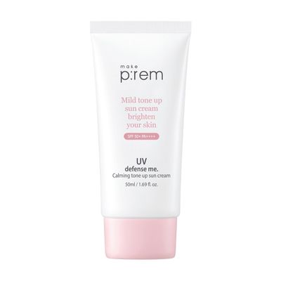 Kem Chống Nắng Nâng Tone Make P:rem UV Defense Me 50ml - SPF 50+ PA+++ Bảo Vệ Da Sáng Hồng, Chống Tia UV, Dành Cho Da Nhạy Cảm
