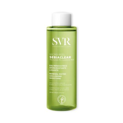 Nước Hoa Hồng SVR Sebiaclear Micro Peel 150ml - Toner Tẩy Tế Bào Chết Cho Da Dầu Mụn, Giảm Mụn, Làm Sạch Da Hiệu Quả