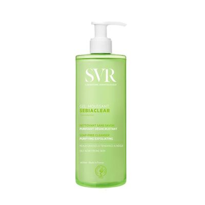 Sữa Rửa Mặt SVR Sebiaclear Gel Moussant 400ml - Dành Cho Da Dầu Mụn, Nhạy Cảm, Làm Sạch Dịu Nhẹ, Không Xà Phòng, Chính Hãng