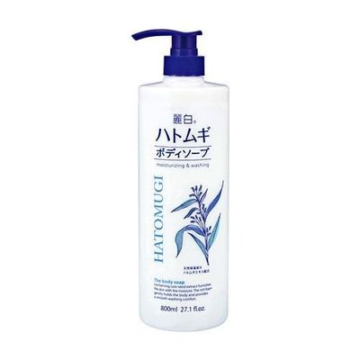 Sữa Tắm Hatomugi Reihaku Kumano 800ml - Dưỡng Ẩm Sáng Da Chiết Xuất Ý Dĩ Từ Nhật Bản, Làm Sạch Dịu Nhẹ, Phù Hợp Mọi Loại Da